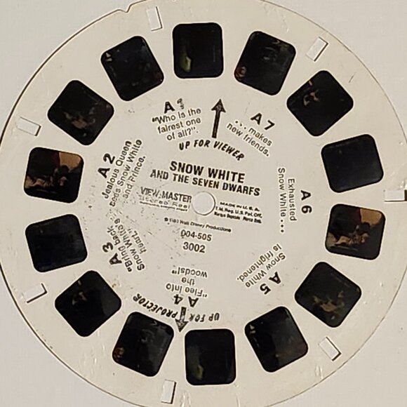 VINTAGE Snow White and the Seven Dwarfs View Master Reels x 3 with Booklet - Picture 3 of 7